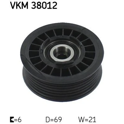 Kuva SKF VKM 38012 Ohjainrulla MERCEDES BENZ: Sprinter 3 T Bussi, Van, W124 Coupe