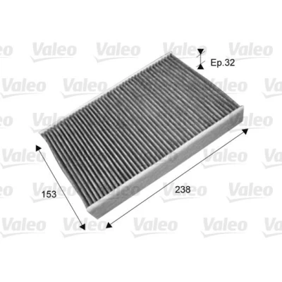 Kuva VALEO CLIMFILTER PROTECT 715722 Raitisilmasuodatin Aktiivihiilisuodatin 238 153 32 NISSAN: Juke