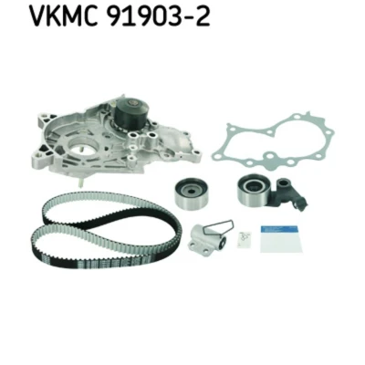Kuva SKF VKMC 91903 2 Vesipumppu + Jakohihnasarja Tiivisteillä Kiristysvaimentimella ja rullalla 178 TOYOTA: Corolla Verso, Avensis II Station Wagon