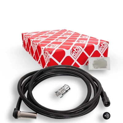 Kuva FEBI BILSTEIN 104530 ABS Anturi Taka akseli, vasen, oikea Laakerin holkilla, rasvalla 1150Ohm 2385mm 2760mm