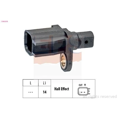 Kuva FACET 21.0018 ABS Anturi Made in Italy OE Equivalent VOLVO: XC70 II Farmari, XC60 I, V50, FORD: MONDEO 4 Turnier, Focus 2, 2 Kombi