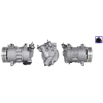 Kuva LUCAS ACP01292 Ilmastoinnin Kompressori PAG 46 YF R 134a, 1234yf Tiivisteillä PEUGEOT: 5008 I, 3008 CITROËN: C4 II Hatchback