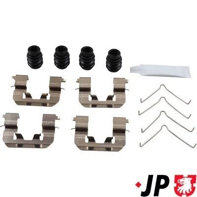 Kuva JP GROUP 3564002810 Tarvikesarja, Jarrupala Etuakseli HYUNDAI: i20 II Hatchback, OPEL: Corsa E Hatchback