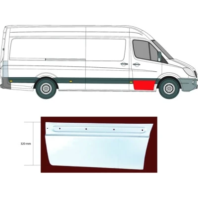 Kuva Ovi, Eteen, oikea MERCEDES BENZ, VW OE
