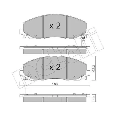 Kuva Jarrupalasarja, levyjarru METELLI 22 0946 0