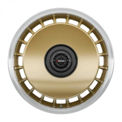 Kuva RONAL R50 REV B Racing Gold Rim Lip Cut 8x18 5/120 ET50 B65 Alumiinivanteet