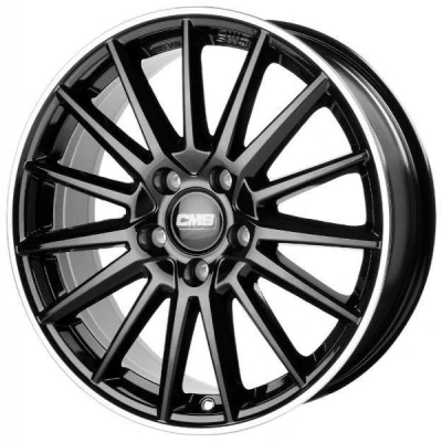 Kuva CMS C23 Diamond Rim Black 7.5x17 5/112 ET40 B66.5