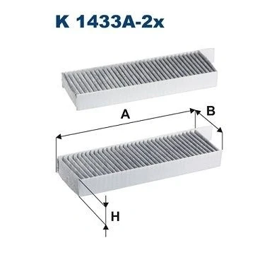 Kuva Raitisilmasuodatin FILTRON K 1433A 2X
