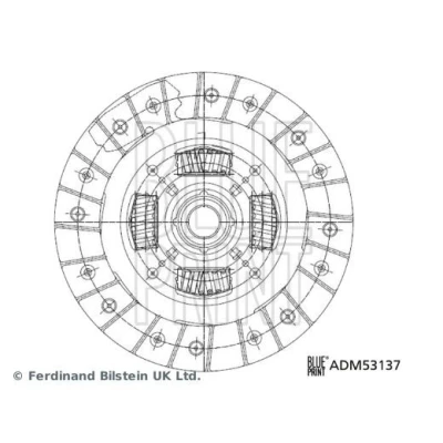 Kuva BLUE PRINT ADM53137 Kytkinlevy 215 22 MAZDA: 6 Hatchback, Farmari