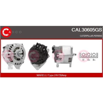 Kuva CASCO CAL15103AS Laturi 12V 125A RENAULT: MEGANE 2 Stufenheck, MASTER Kasten, GRAND SCENIC 2, NISSAN: Qashqai / Qashqai+2 I, Primastar Bussi