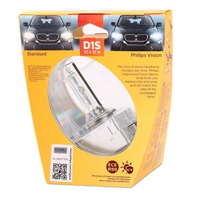 Kuva PHILIPS 85415VIS1 Polttimo, kaukovalo D1S 85V 35W 4600K Xenon BMW: 5 Sedan, Touring, 3 VOLVO: V70 3, V50, 2