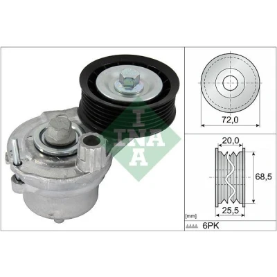 Kuva INA 534 0703 10 Kiristinvarsi, Moniurahihna CHEVROLET: Captiva, Cruze Farmari, Sedan