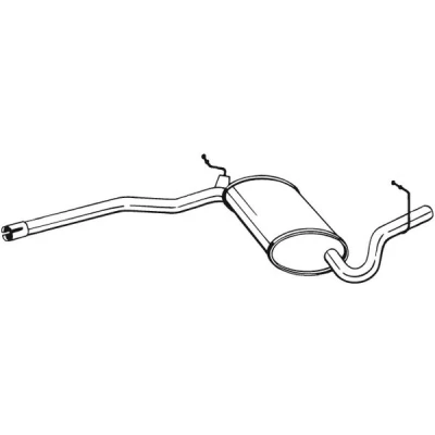 Kuva Keskiäänenvaimentaja AUDI A4 B6, B6 Avant, B7, B7 Avant OE 8E0253409AQ