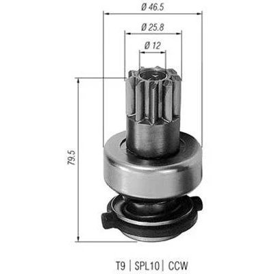 Kuva MAGNETI MARELLI 940113020183 Hammaspyörä, käynnistys