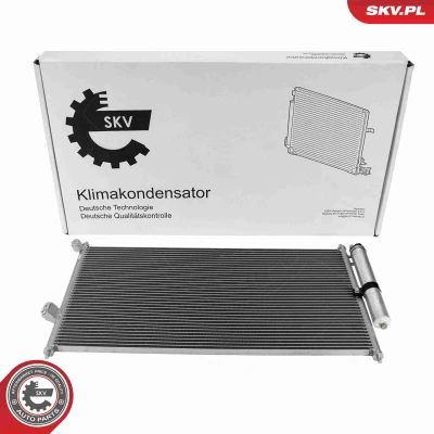Kuva ESEN SKV 86SKV237 Ilmastoinnin Lauhdutin Vedenerottimella Alumiini 735mm NISSAN: X Trail (T30) 2.0, 2.2 DCi, DCi FWD, 2.0 4x4