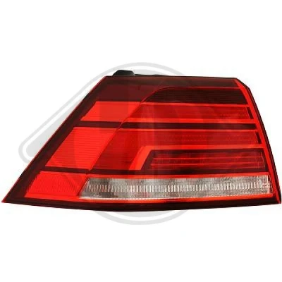 Kuva DIEDERICHS 2217091 Takavalot Vasen Uloin osa LED VOLKSWAGEN: Golf 7
