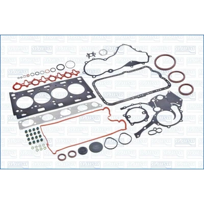 Kuva AJUSA 50243000 Täydellinen Tiivistesarja Moottori Sylinterikannen tiivisteellä, Venttiilivarren tiivisteellä MULTILAYER STEEL OPEL: Vivaro A Combi