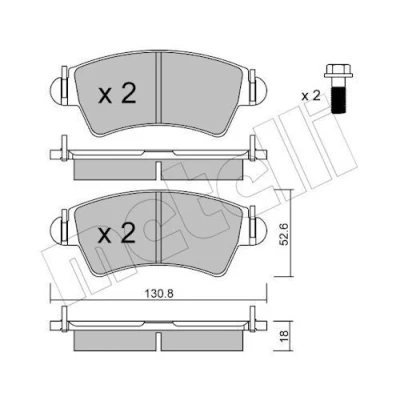 Kuva Jarrupalasarja, levyjarru METELLI 22 0313 1
