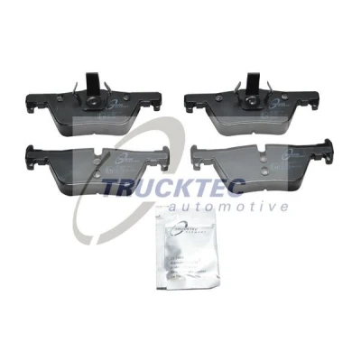 Kuva TRUCKTEC AUTOMOTIVE 08.34.155 Jarrupalat Taka akseli Kulumisenilmaisemelle BMW: 3 Touring, Sedan, 1 Hatchback