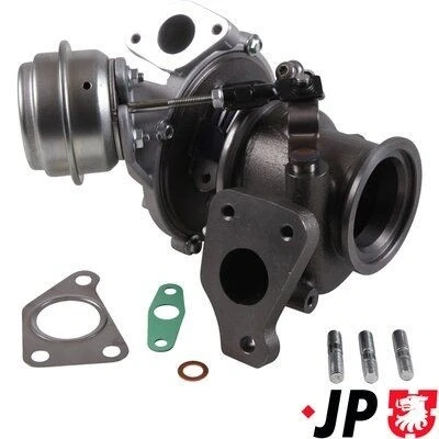 Kuva JP GROUP 3117405700 Turboahdin Pakokaasuahdin Tiivisteillä OPEL: Corsa D Hatchback, FIAT: Fiorino III Van / Farmari, FORD: KA Hatchback