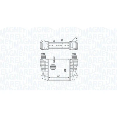Kuva MAGNETI MARELLI 351319204710 Välijäähdytin