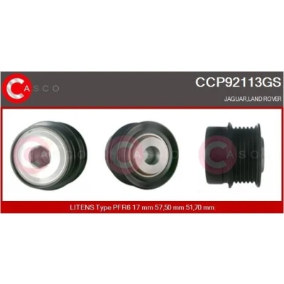 Kuva CASCO CST40163AS Starttimoottori 12V 2kW 9 CPS0119 M8 76mm LAND ROVER: Freelander I SUV, 75
