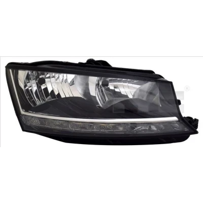 Kuva TYC 20 19169 06 2 Ajovaloumpio Oikea H7/H7, LED Huomiovalolla Oikeanpuoleiselle liikenteelle Sähkömoottorilla SKODA: Fabia III Hatchback