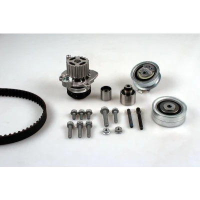 Kuva HEPU PK05515 Vesipumppu + Jakohihnasarja 160 25mm AUDI: A3 Sportback, Hatchback, SKODA: Octavia II SEAT: Leon Hatchback