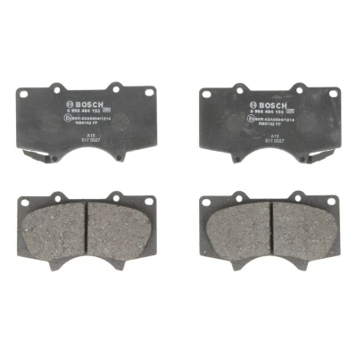 Kuva BOSCH 0 986 494 153 Jarrupalat Low Metallic akustisella kulumavaroittimella TOYOTA: Land Cruiser Prado 120, 150, HILUX 3 Pick up