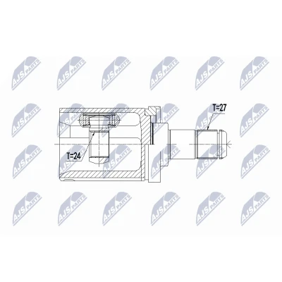 Kuva NTY NPW BM 059 Vetonivel Etuakseli, vasen