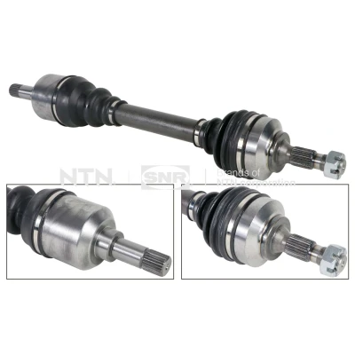 Kuva SNR DK66.039 Vetoakseli Etuakseli, vasen 630 CITROËN: C4 I Grand Picasso, Coupe, Hatchback, PEUGEOT: 307 Farmari