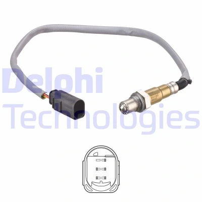 Kuva DELPHI ES21281 12B1 Lambda Anturi Laajakaista lambdasondi, Lämmitetty MERCEDES BENZ: C sarja T modell, Sedan, E modell