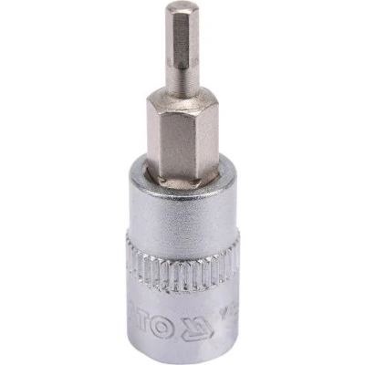 Kuva YATO YT 04370 Hylsyavain 1/4 Kuusioruuvi / mutteri DIN 3120 3 Kromi vanadium teräs, Työkaluteräs