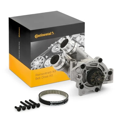 Kuva CONTITECH CT1143WP2 Vesipumppu + Jakohihnasarja Termostaatti vesipumpussa 54 VOLKSWAGEN: Passat B6 Variant, Transporter 5, Sedan