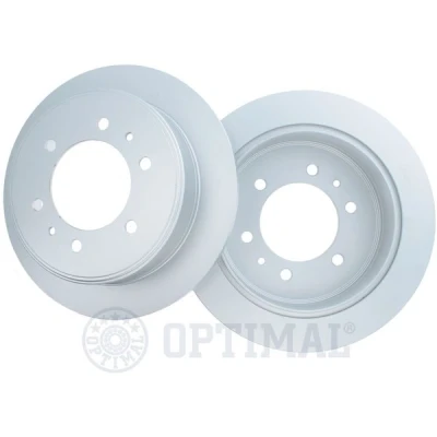 Kuva OPTIMAL Jarrulevy Taka akseli 312mm 12,3mm 6/8 täysi pinnoitettu BS 1028C 15111376 Jarrulevyt