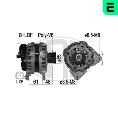 Kuva ERA 209056A Laturi 14V 90A