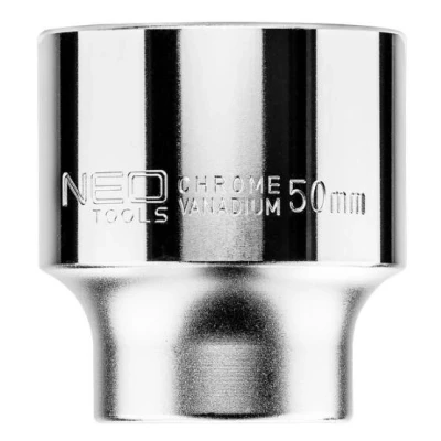 Kuva NEO TOOLS 08 315 Hylsyavain 3/4 3124 50 mm Kromi vanadium teräs Kuusikulma
