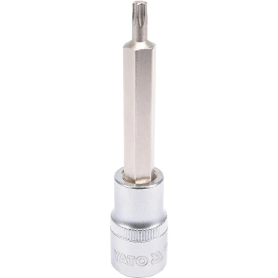Kuva YATO YT 04322 Hylsyavain Torx DIN3120 T27 Työkaluteräs, Kromi vanadium teräs