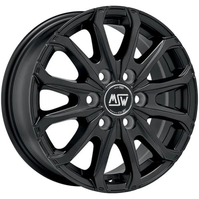 Kuva MSW 48 Van Matt black 6.5x16 6/125 ET68 B74.1