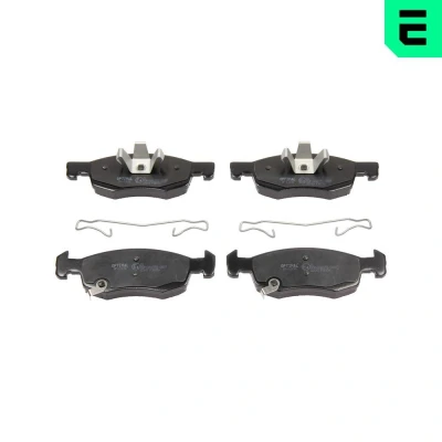 Kuva OPTIMAL BP 12696 Jarrupalat Etuakseli akustisella kulumavaroittimella Tarvikkeilla OPEL: Corsa E Hatchback