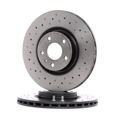 Kuva BREMBO XTRA LINE 09.4939.2X Jarrulevyt 284 22 5 rei&#039;itetty/tuuletettu sisältä pinnoitettu hiiliteräs Ruuveilla ALFA ROMEO: 156 Sedan, 147, Spider