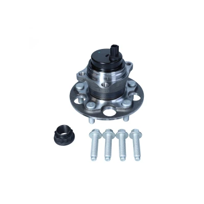Kuva MAXGEAR 33 1335 Pyörännapa 5 aukko 114,3mm integroidulla pyöränlaakerilla, ABS sensorilla asennus /kiinnitysmateriaalilla Taka akseli