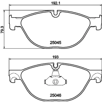 Kuva HELLA 8DB 355 015 251 Jarrupalat Kulumisenilmaisemelle BMW: 5 Touring, Sedan, 7