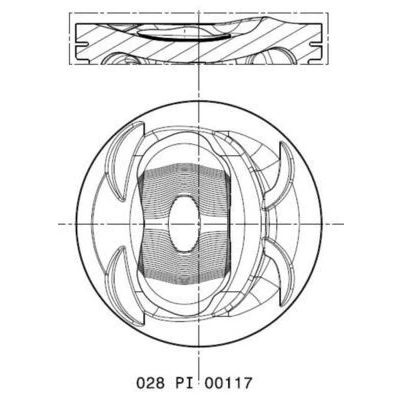 Kuva Mäntä MAHLE ORIGINAL 028 PI 00117 002
