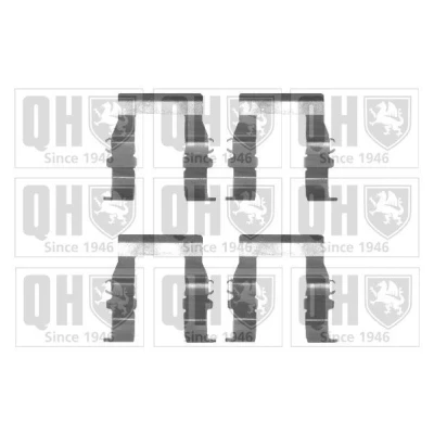 Kuva QUINTON HAZELL BFK718 Tarvikesarja, Jarrupala MITSUBISHI: L200 III Pick up, Outlander I SUV, Galant 6, PEUGEOT: 4007
