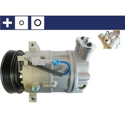 Kuva MAHLE ORIGINAL ACP 1271 000S Ilmastoinnin Kompressori SD7V16 12 PAG 46 R 134a Tiivisterenkaalla OPEL: Vectra C Sedan