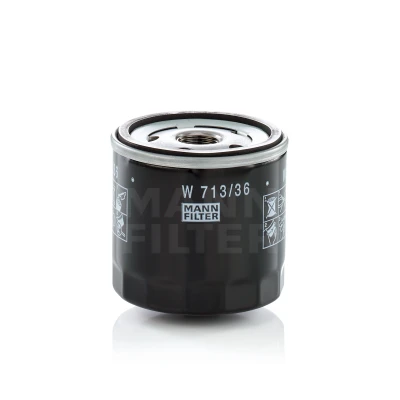Kuva MANN FILTER W 713/36 Öljynsuodatin 3/4 16 UNF 2B Ruuvattava suodatin FORD: Ranger Mk2, MAZDA: BT 50 Pick up