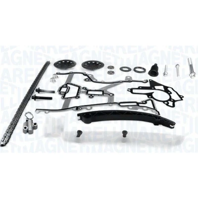 Kuva MAGNETI MARELLI 341500001080 Jakoketjusarja Tiivisteillä Ruuveilla Ketju koteloitu, Yksinkertainen OPEL: Corsa D Hatchback, Combo C Tour