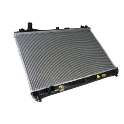 Kuva THERMOTEC D78004TT Jäähdytin Alumiini ajoneuvoille ilmastointilaitteella tai ilman 698 450 16 Automaattivaihteisto Jäähdytysrivat juotetut