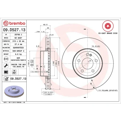 Kuva BREMBO E 24 005 Irroitusmekanismi Kytkin FORD: Focus 2, Mk1 Farmari, Hatchback